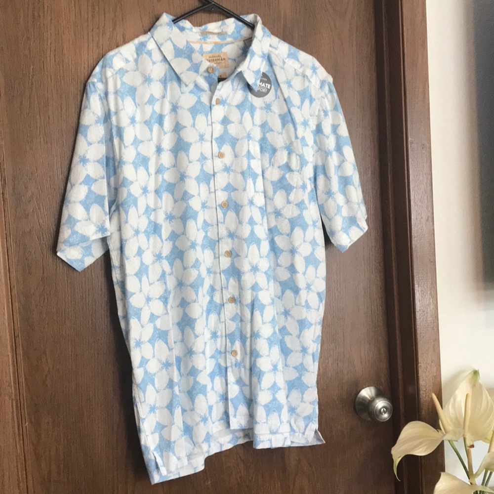 Quicksilver Watermen collection ALOHA shirt- NWOT